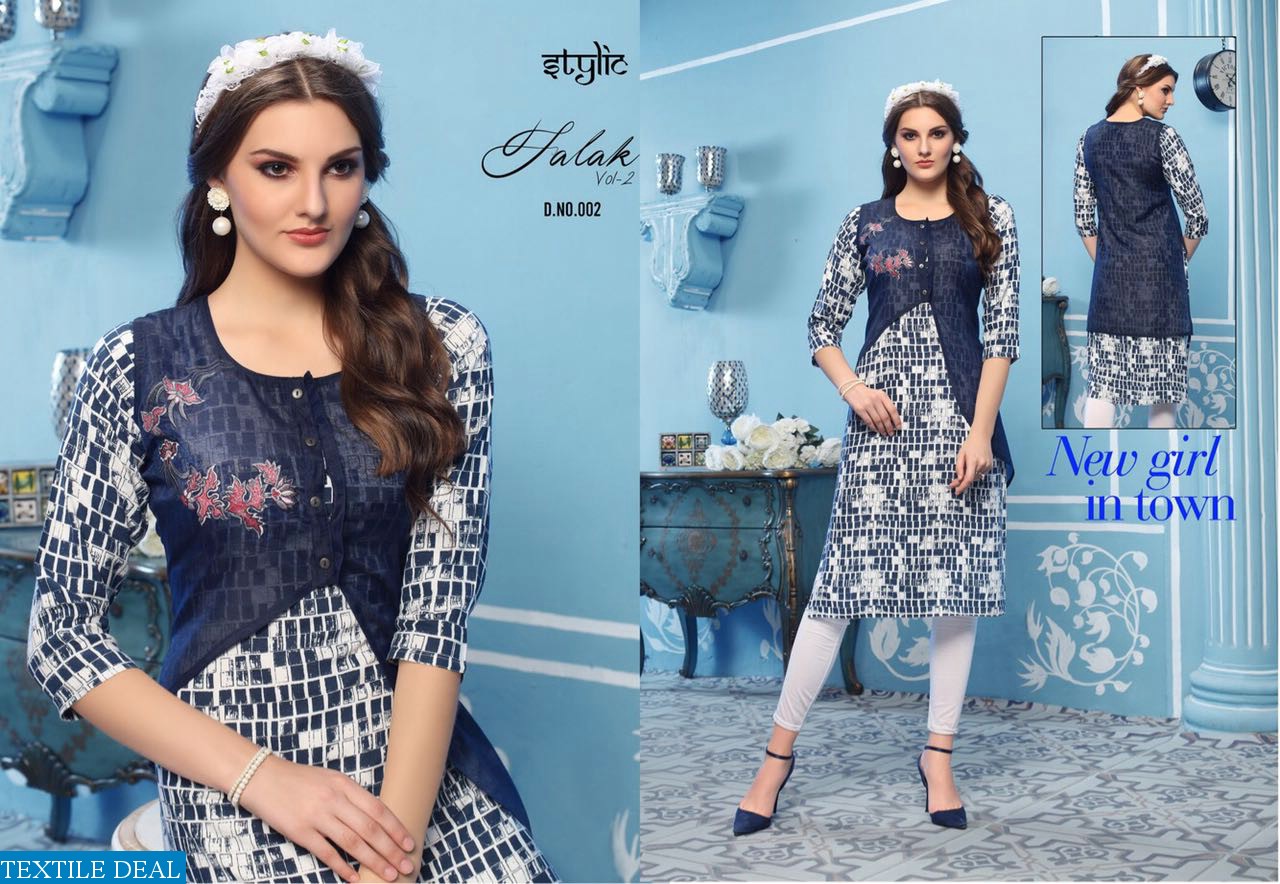 stylic falak vol-2 wholesale jacket Special kurtis